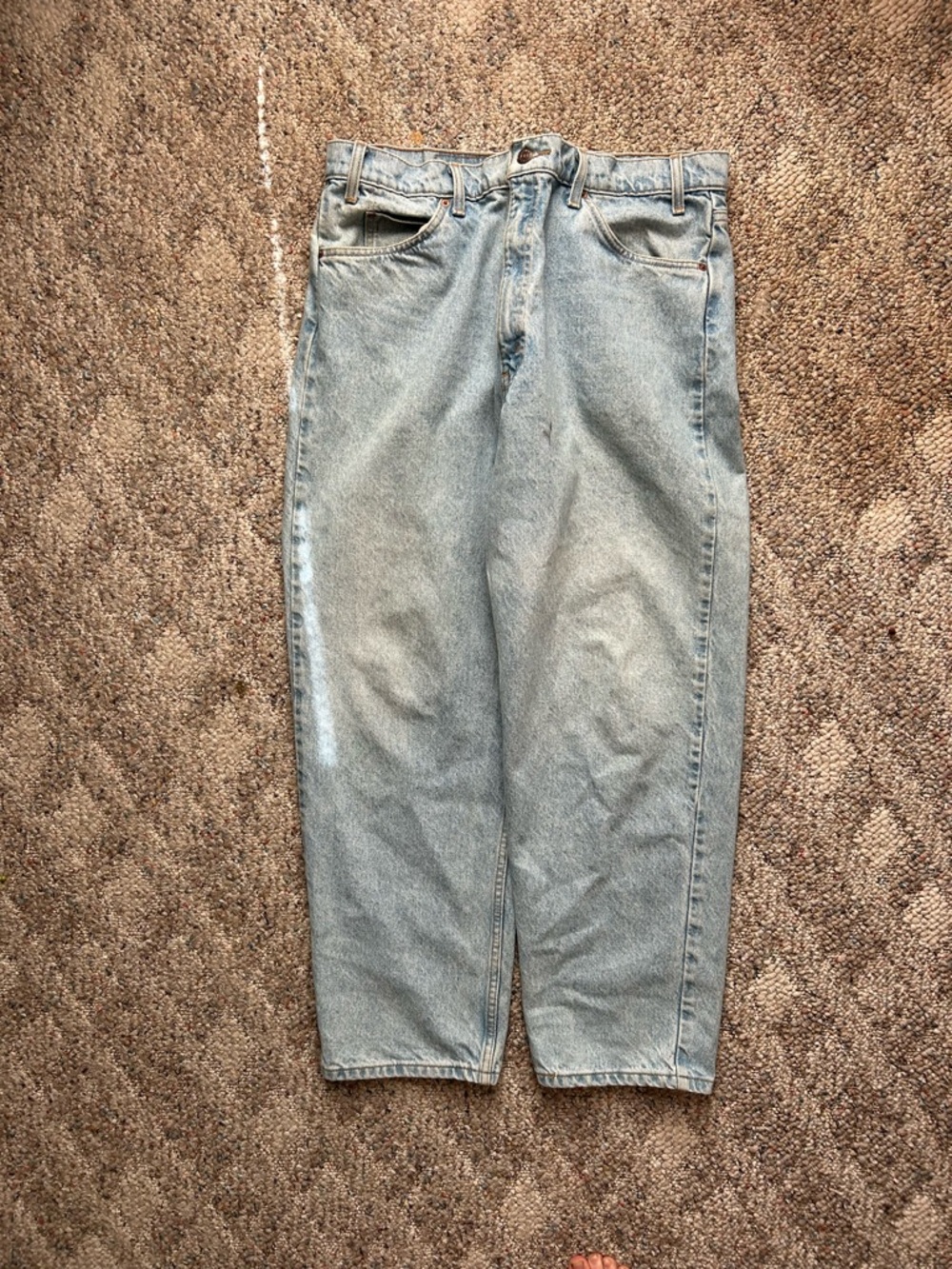 Vintage Levi’s Orange Tab Mens Light Wash Blue Denim Jeans 40x30